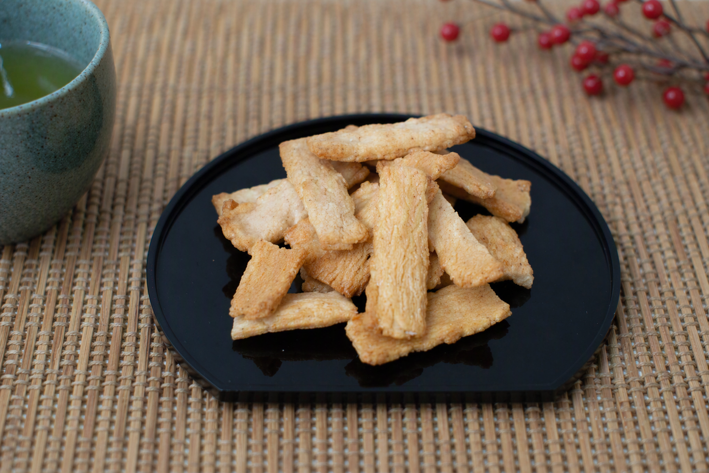 端餅あられ古代米(赤米)しお味45g