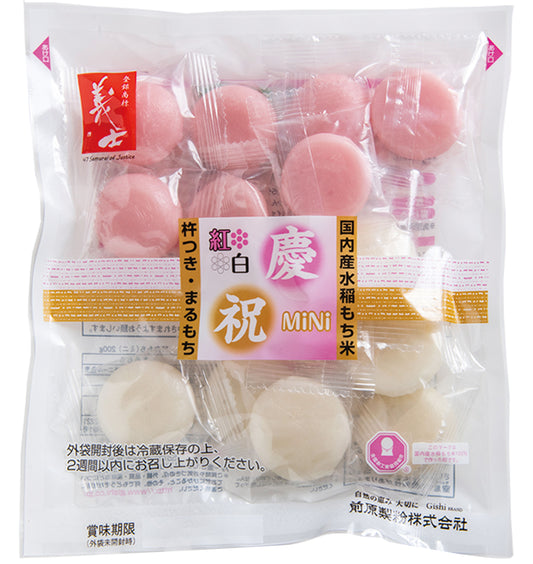 紅白まるもち慶祝ミニ200g