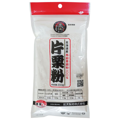 北海道産馬鈴薯でんぷん100％片栗粉200g